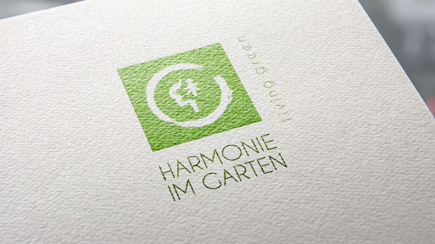 Logo Minimalismus Harmonie im Garten Design Trends 2023