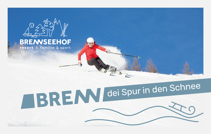 Brennseehof Sujet Skisport Slogan Carmen Dullnig Kreativagentur