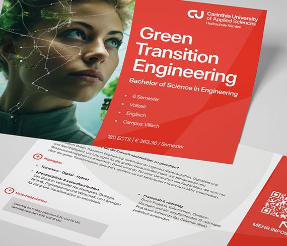 Carinthia University Programmflyer Carmen Dullnig Design