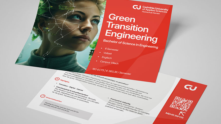 Carinthia University Programmflyer Carmen Dullnig Design